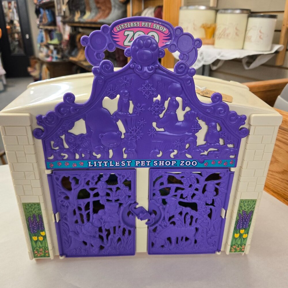 LPS Little Pet Shop Vintage 1990's Zoo Playset Case